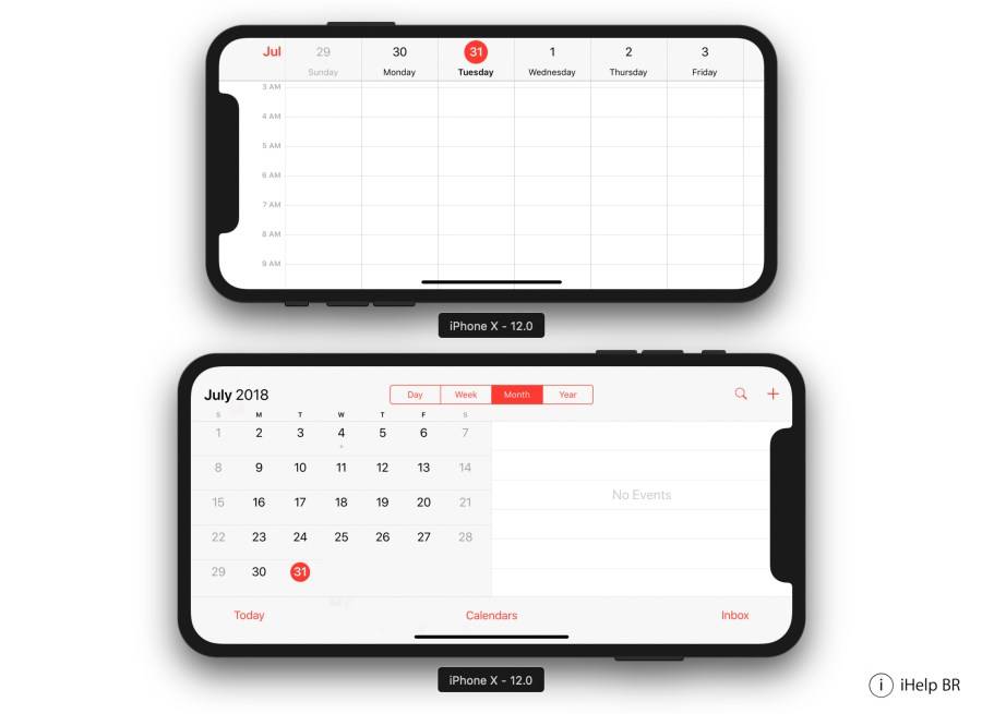 Iphone Xs Plus Calendar