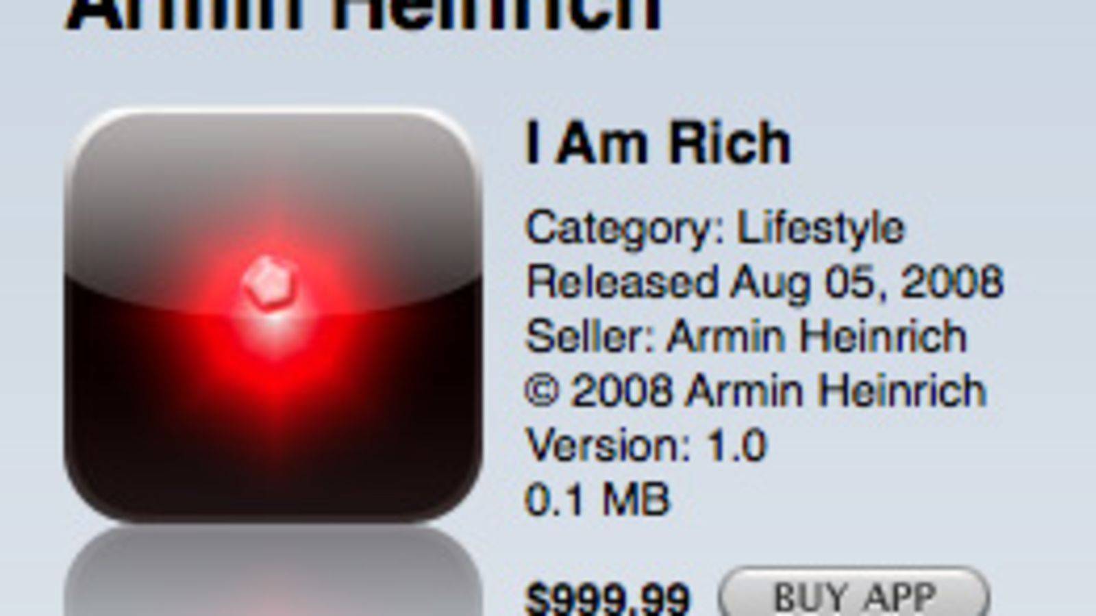 I Am Rich App