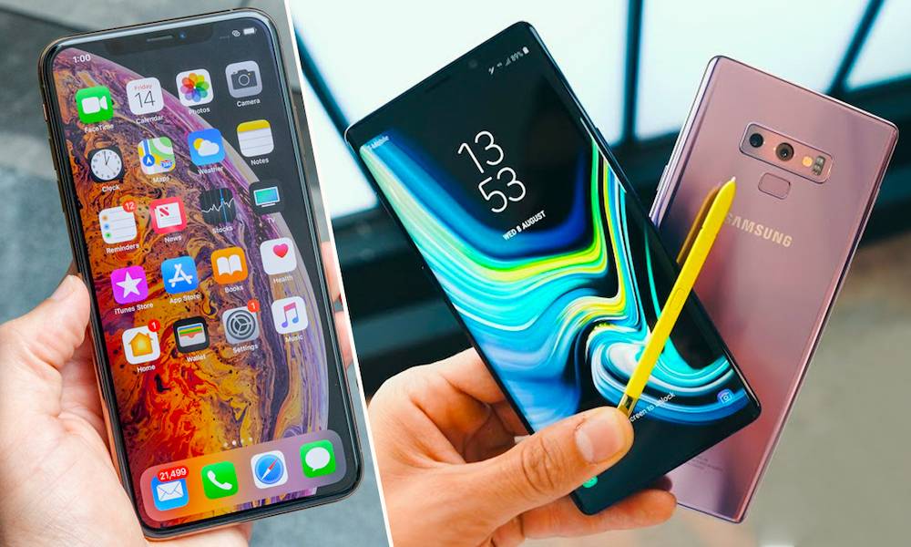 Iphone Xs Max Galaxy Note 9