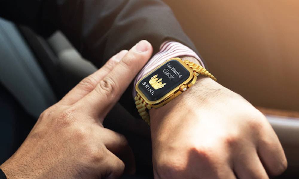 Brikk Lux Apple Watch 4 Solid Gold E Orig