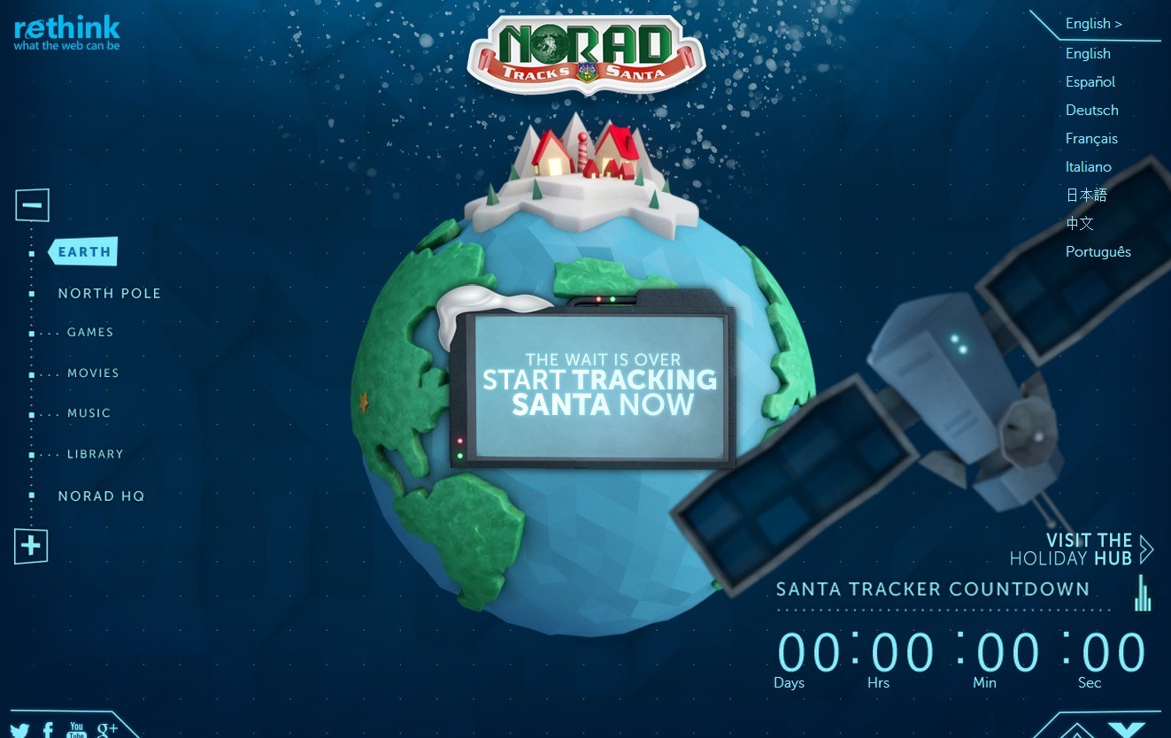Official Norad Santa Tracker