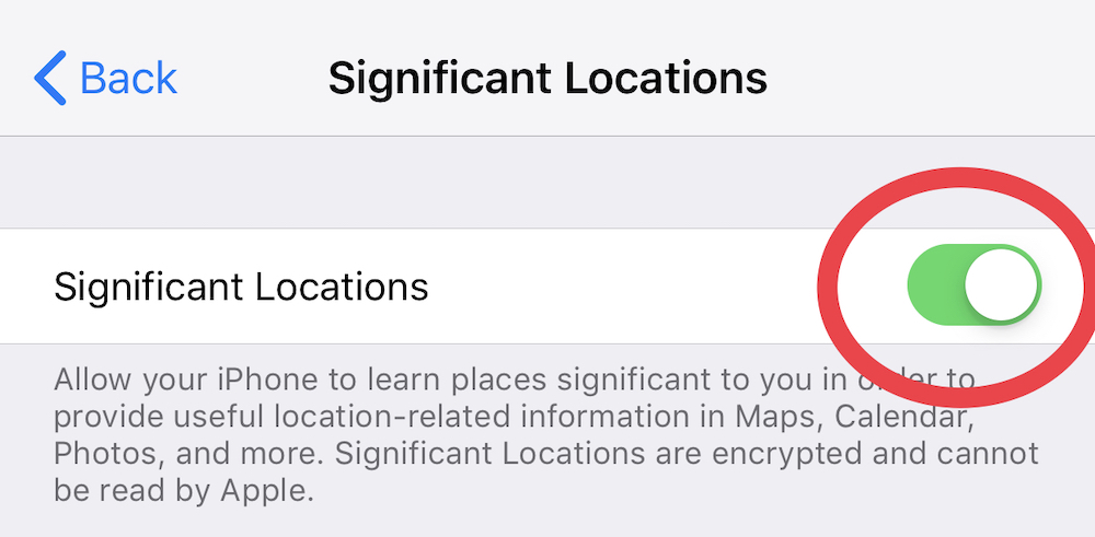 Turn Off Significant Locations Ios 12