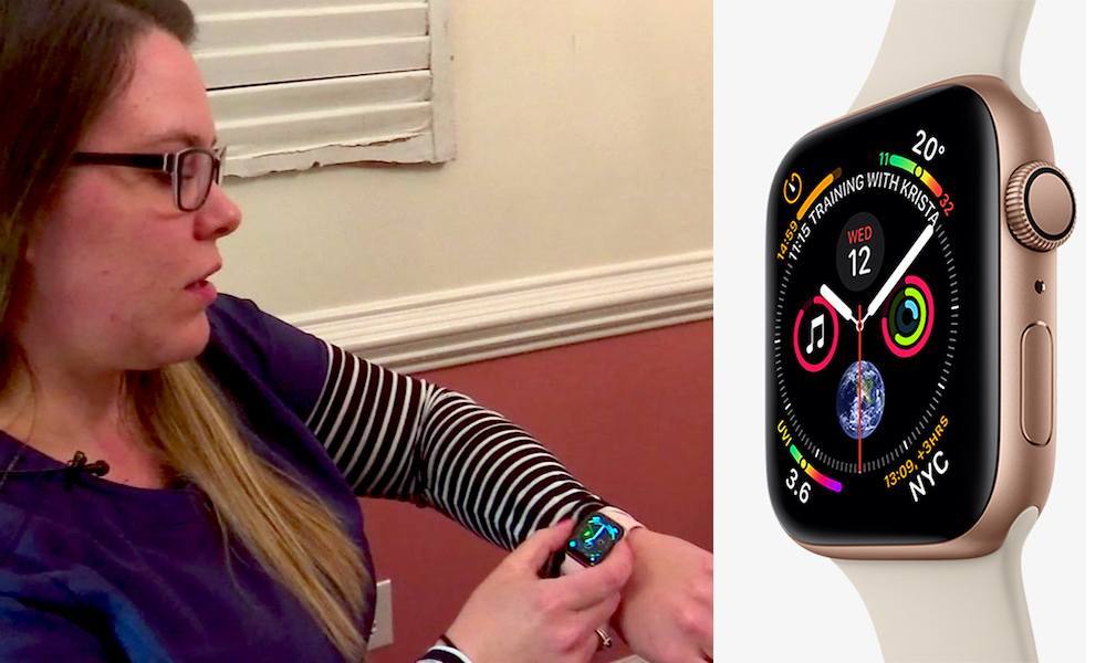 Apple Watch Series 4 Life Saving Beth Stamps