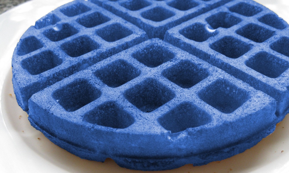Blue Waffle Image. 