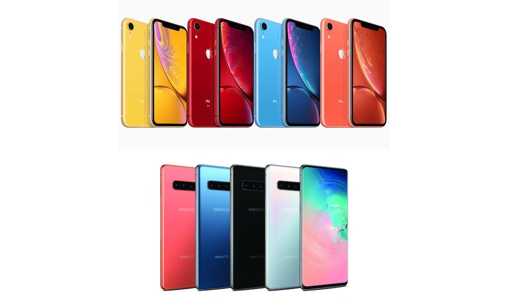 Samsung S10e Iphone Xr Colors