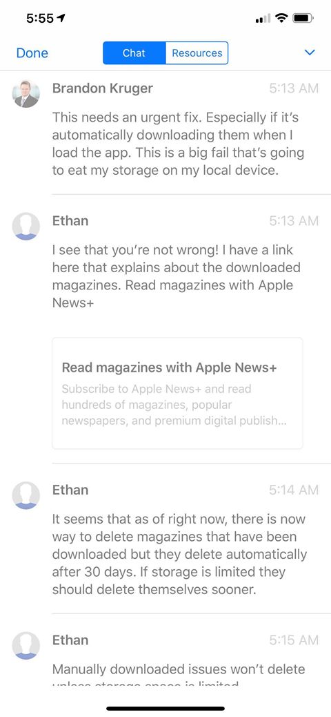 Delete Apple News Plus Magazines 1