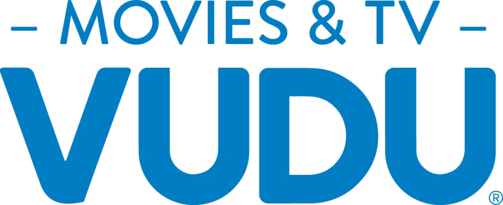 Vudu Logo Movies And Tv Blue Large