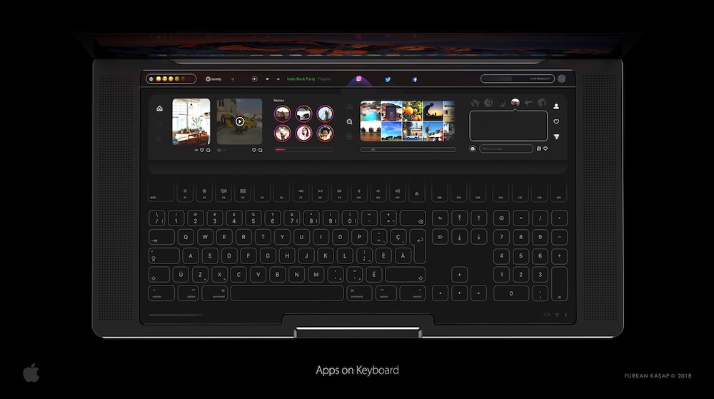 Touchscreen Keyboard Macbook