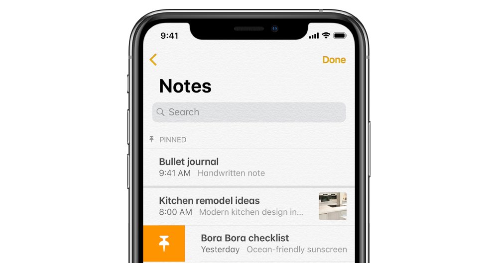 Apple Notes Pin Note On iPhone