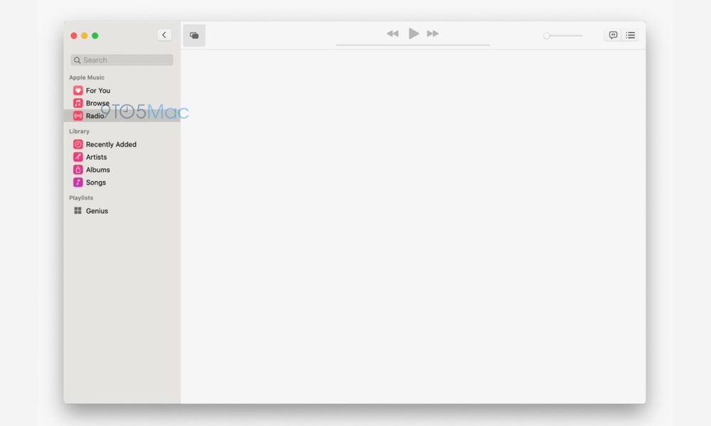 macOS Music App (via 9to5mac)