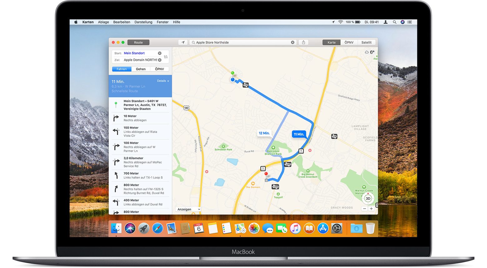 Macbook Macos High Sierra Use Maps Hero