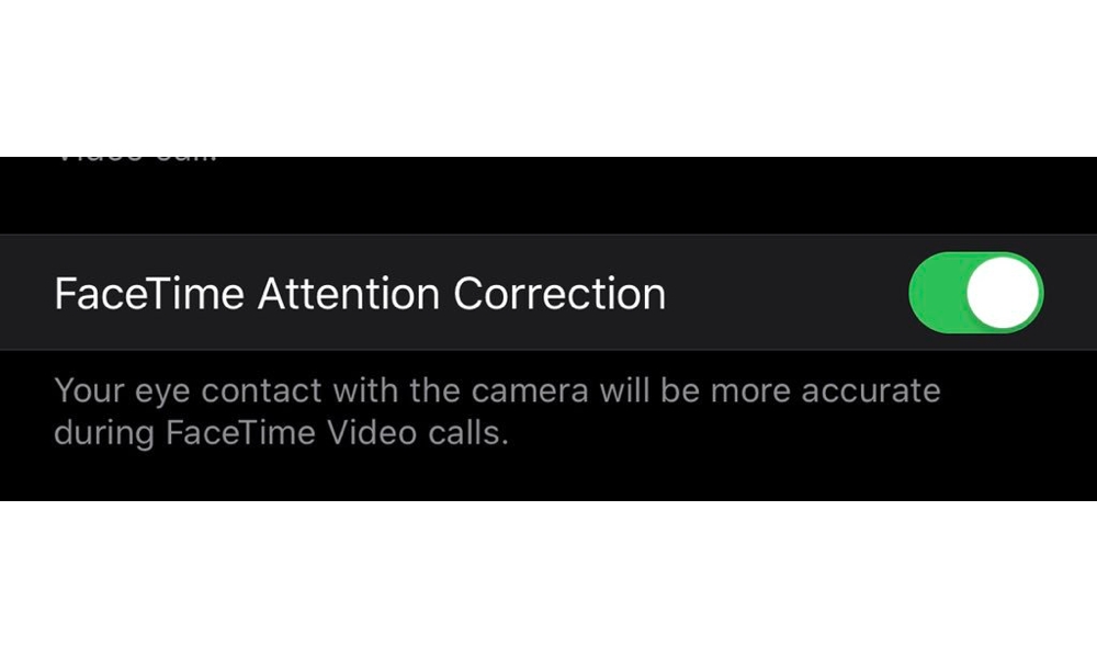 Facetime Attention Correction
