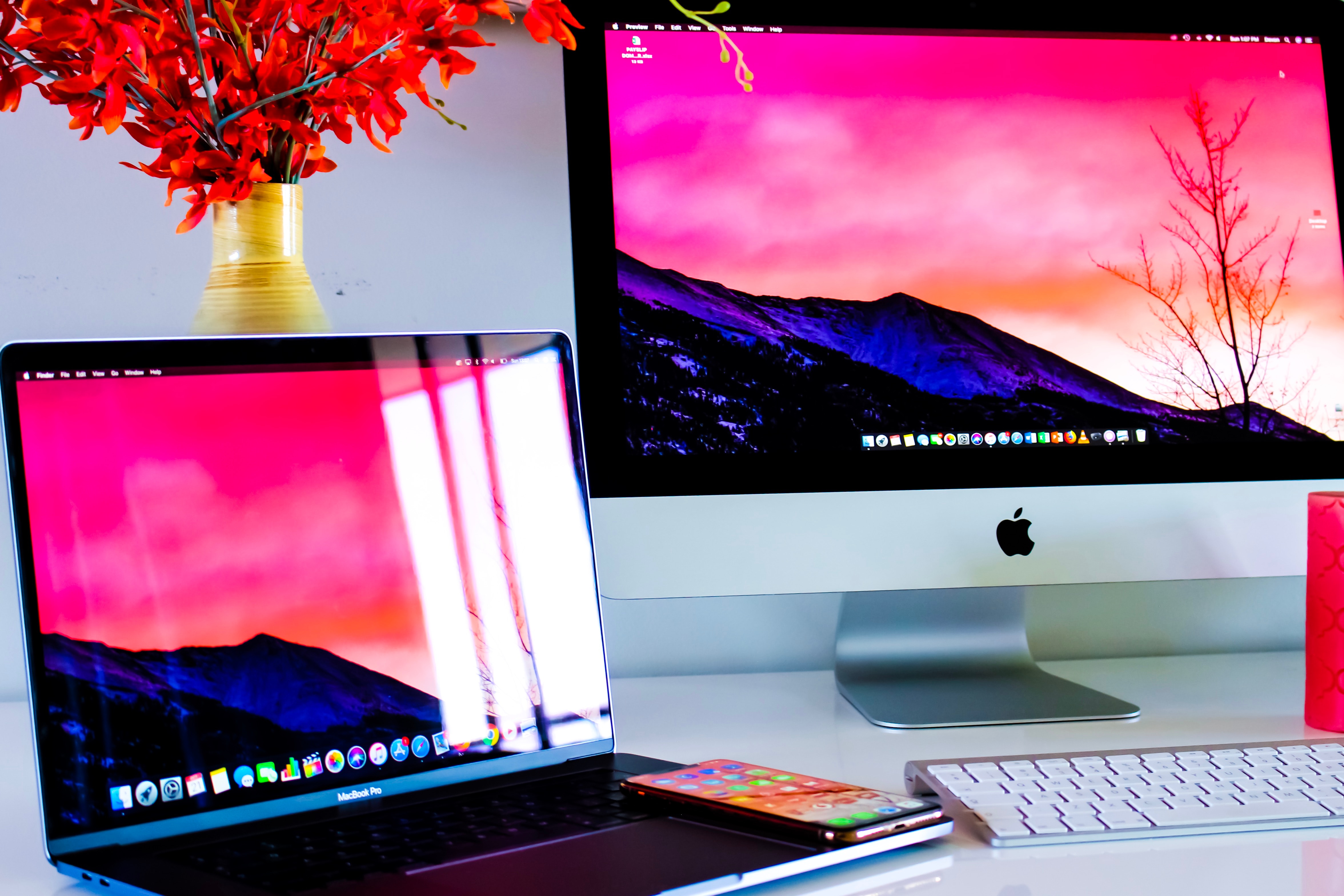 MacBook Pro and iMac