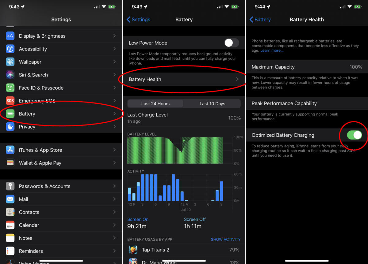 iOS 13 Optimized Battery Charging