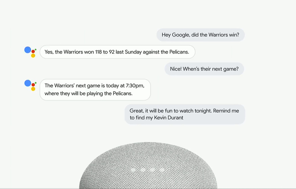 Google Assistant Continued Conversations