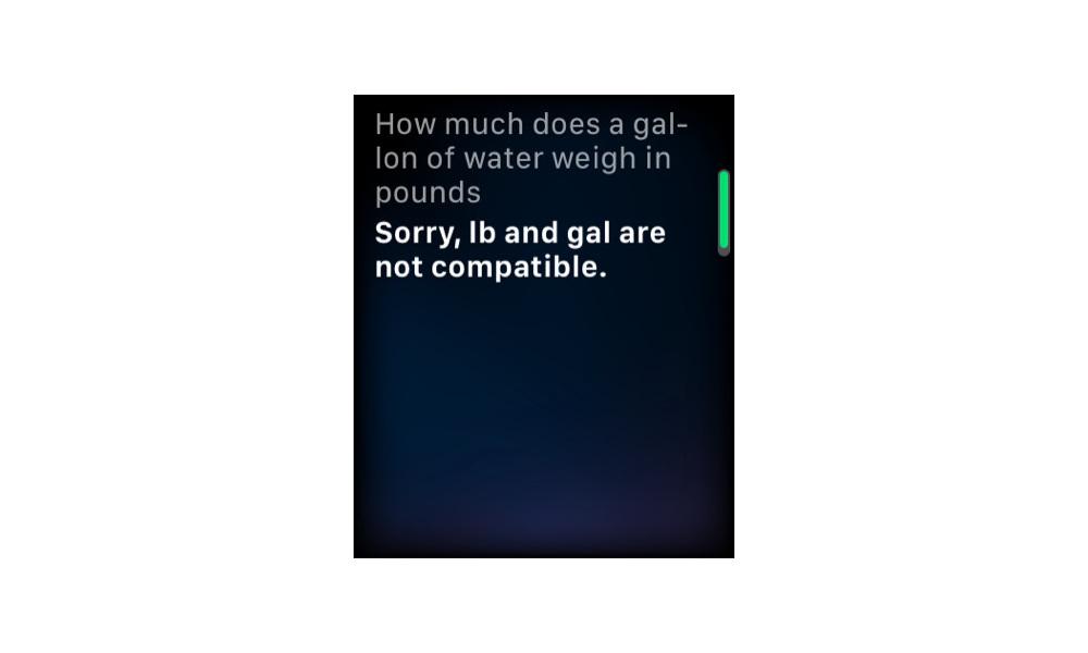 Siri Incorrect Response