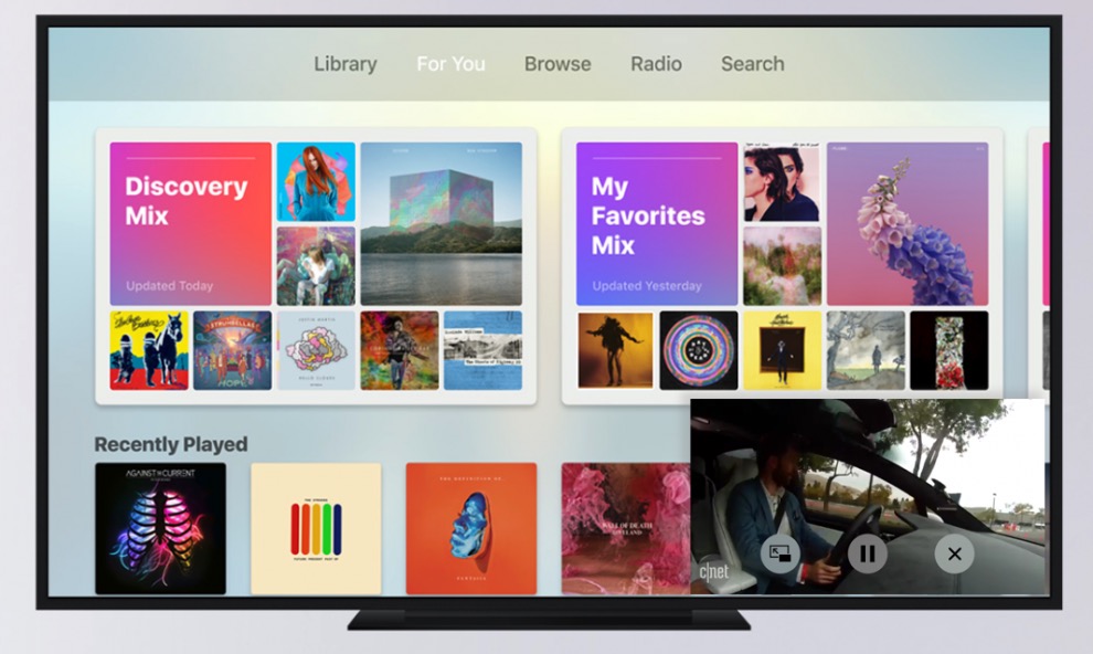 Apple TV Picture in Picture tvOS13