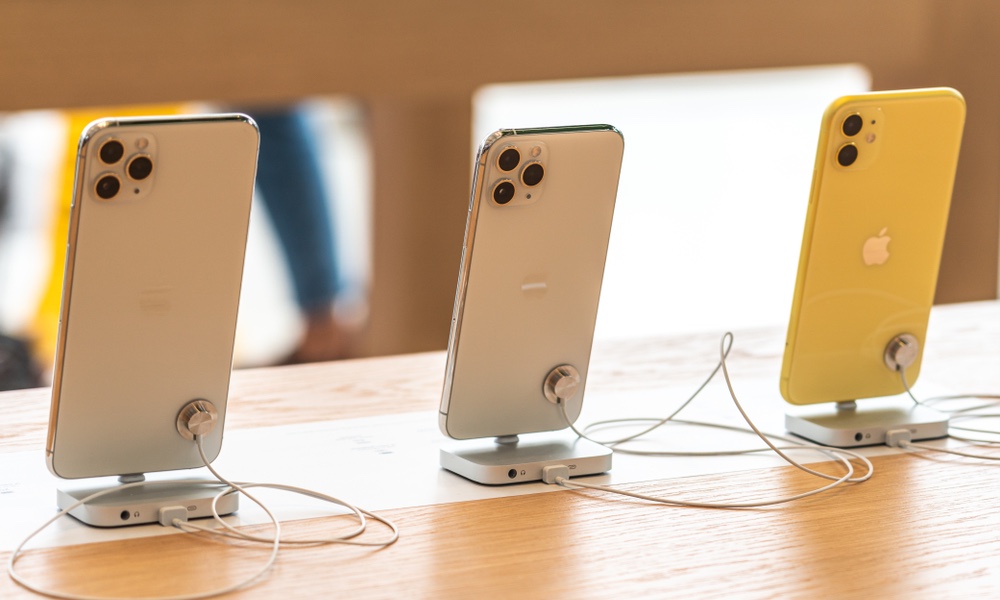 iPhone 11 Devices in the Apple Store