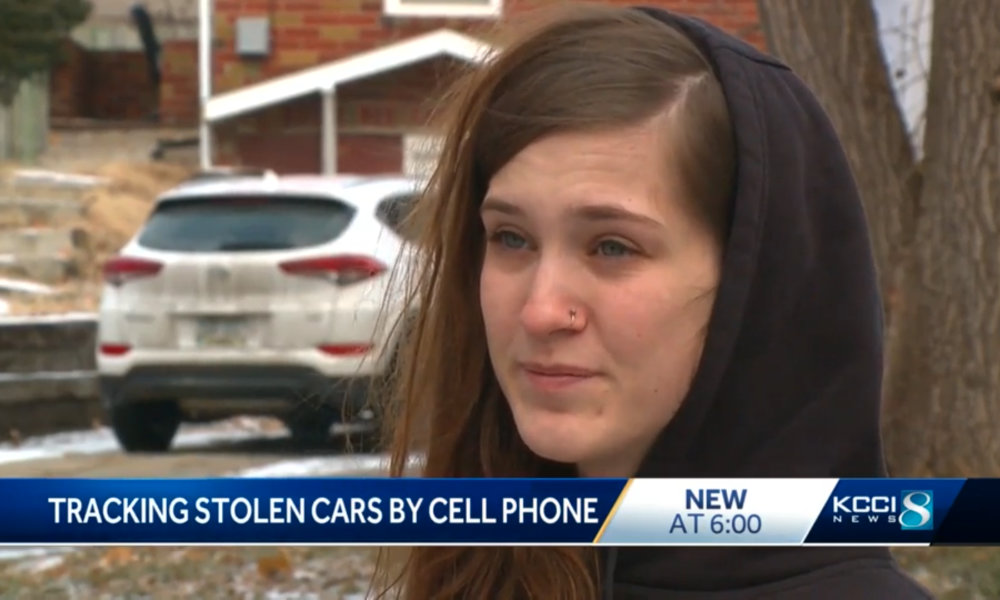 Des Moines Find My iPhone Stolen Car