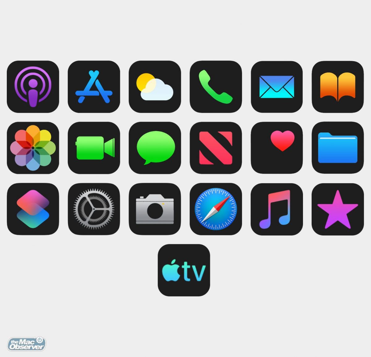 Dark Mode Icons for iOS