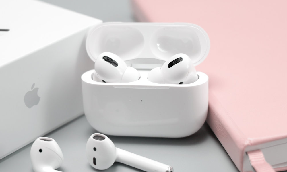 AirPods Pro with AirPods and box