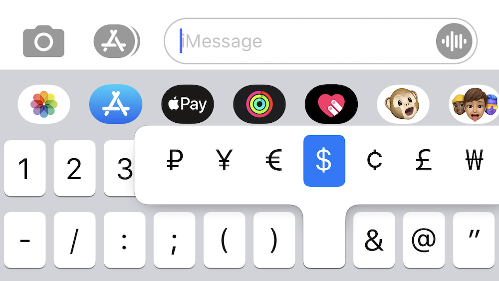 Long Press Letters iOS 13