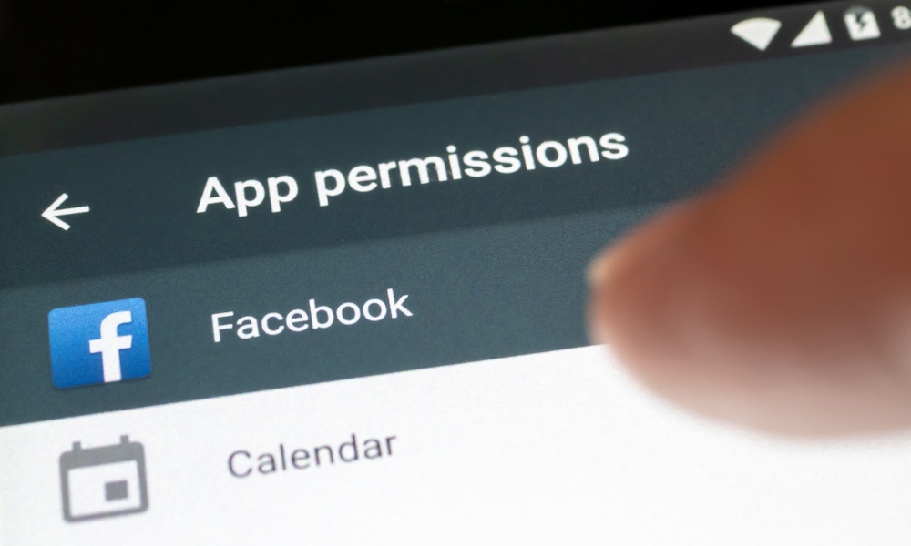 App Permissions Facebook on Android