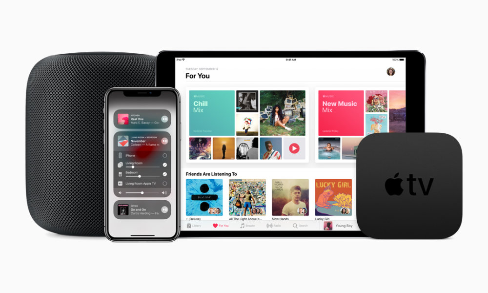 iPhone iPad HomePod Apple TV Apple Music