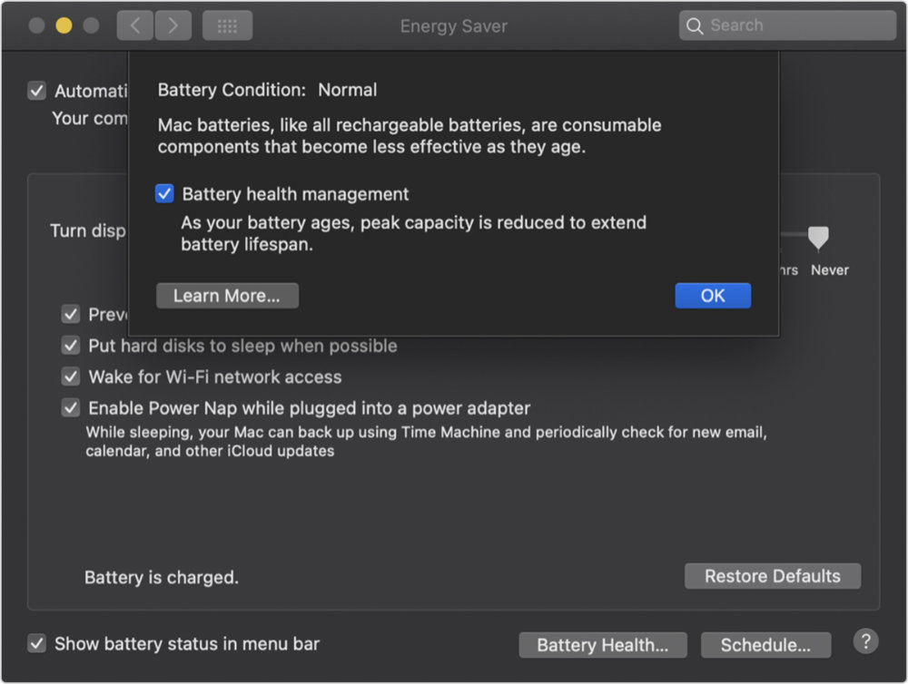 macOS Catalina System Prefs Battery Health.jpg