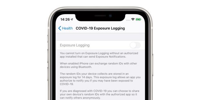 iOS 13 5 Exposure Logging