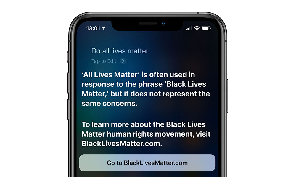 Siri Do All Lives Matter