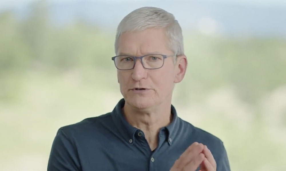 Tim Cook announcing Racial Equity and justice initiative