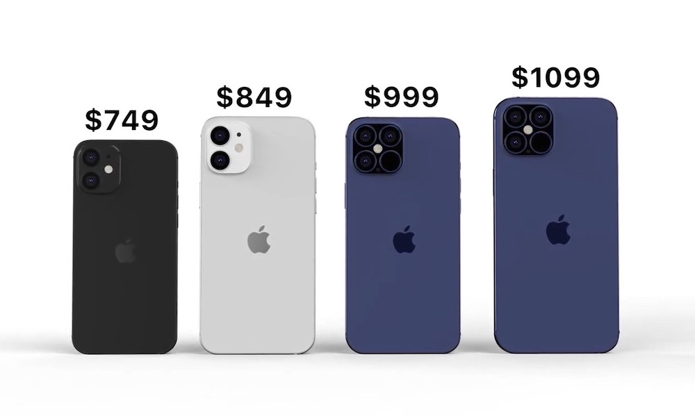 iPhone 12 Lineup Prices Concept Image 1