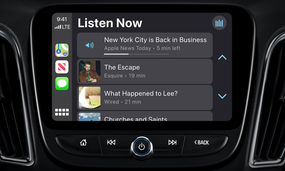 Apple News on CarPlay