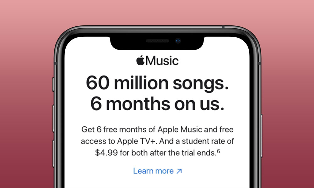 Apple Music Student Promo