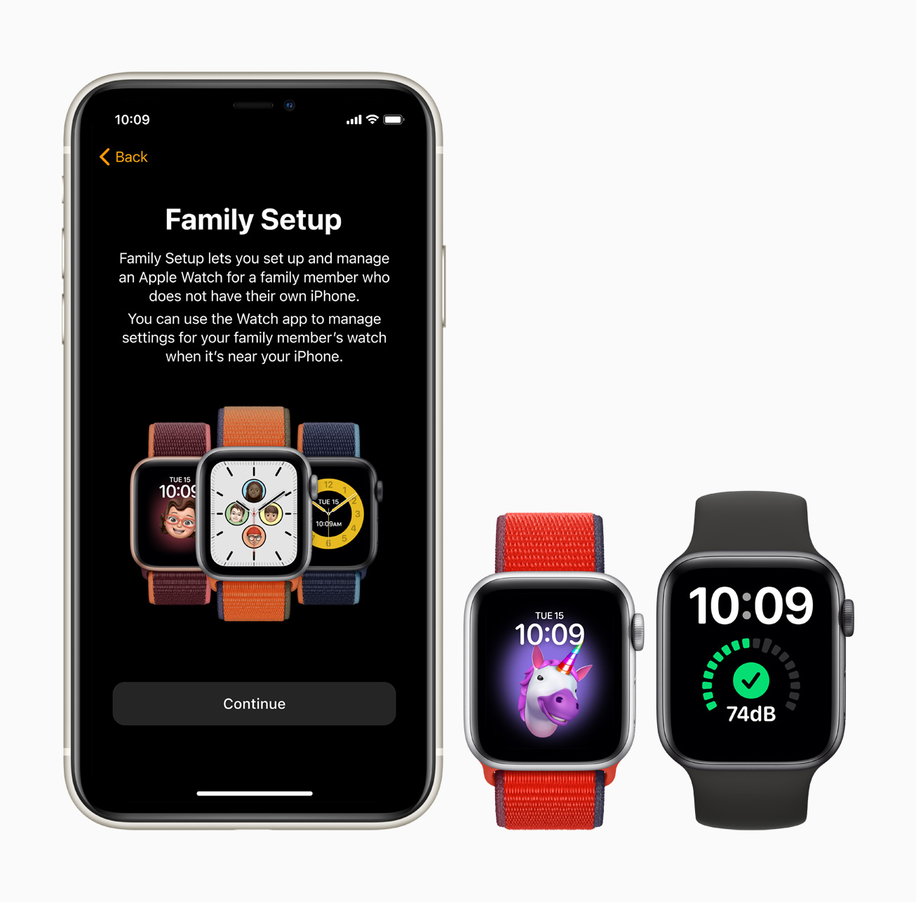 Apple watch family setup iphone11 screen 09152020