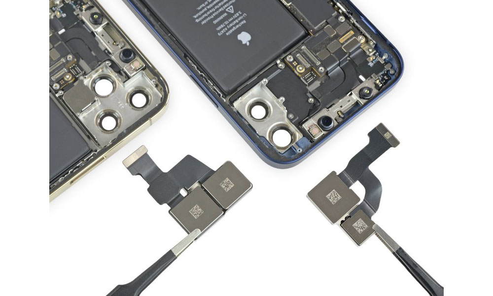 iFixit iPhone 12 and iPhone 12 Pro cameras