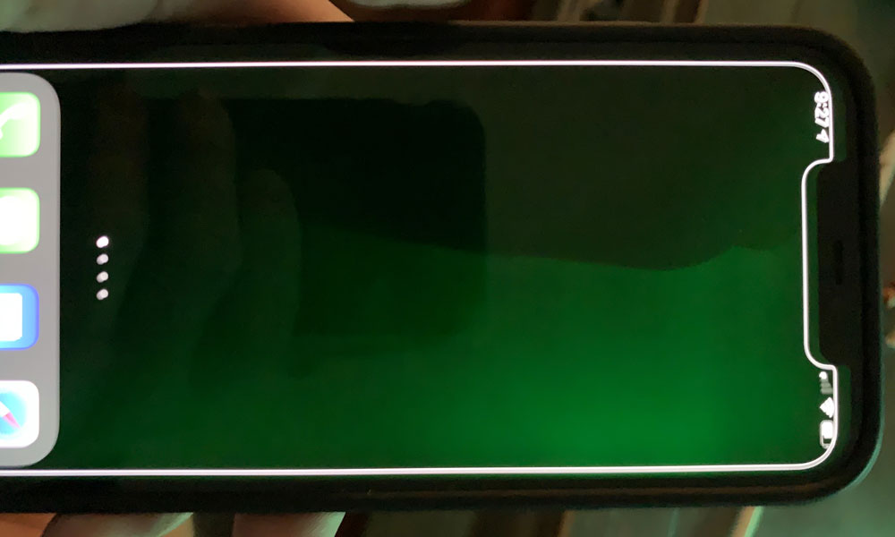 iPhone 12 green screen tint problem 2