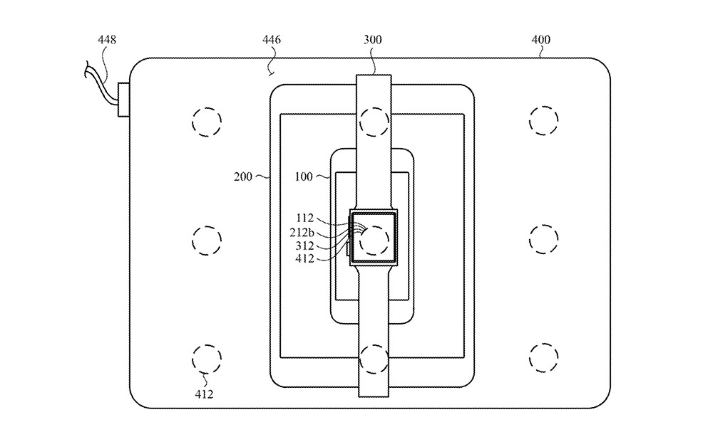 Apple patent stacked wireless charging