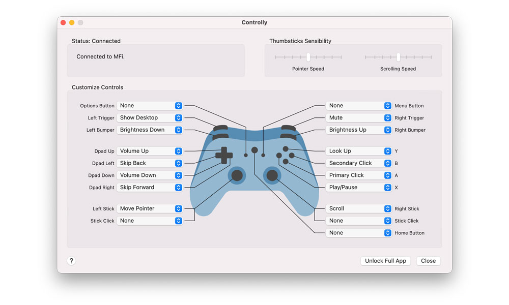 how to set up ps3 controller on mac keybinds