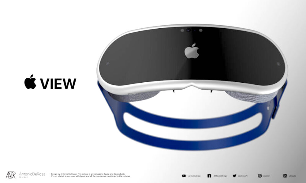 Apple Mixed Reality VR Headset Concept