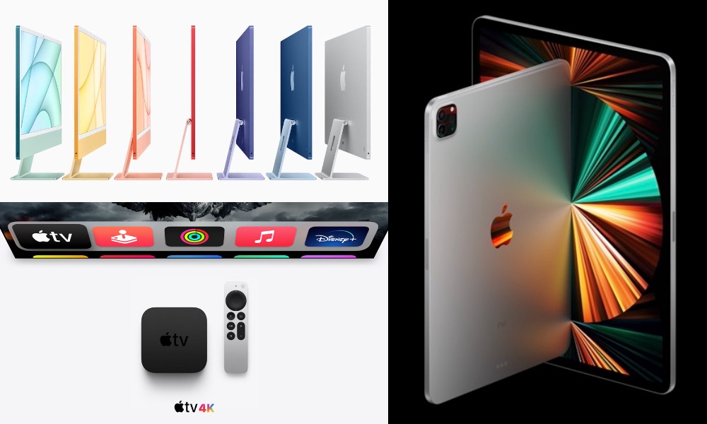 New iMac Apple TV 4K and iPad Pro 2021