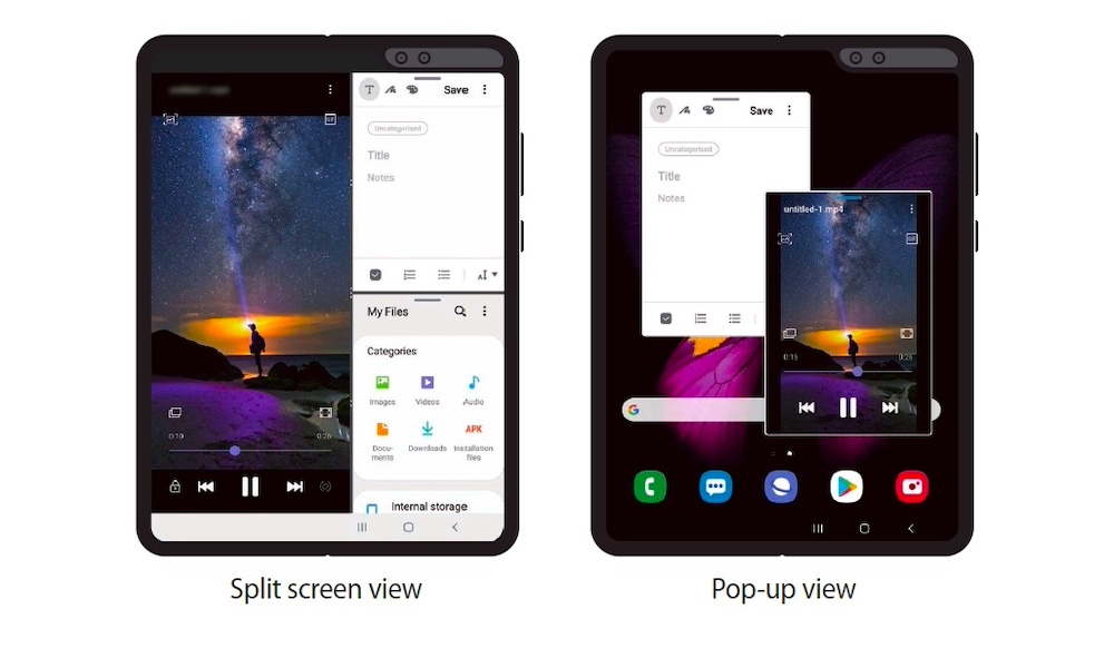 Split Screen and Pop up View on Samsung