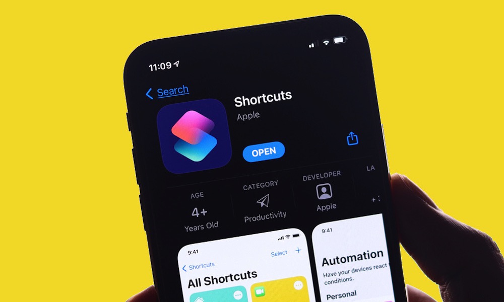 Shortcuts App on iPhone