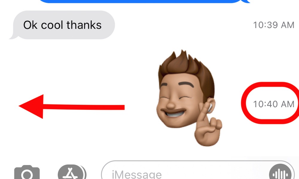 Timestamp in Messages iOS 14