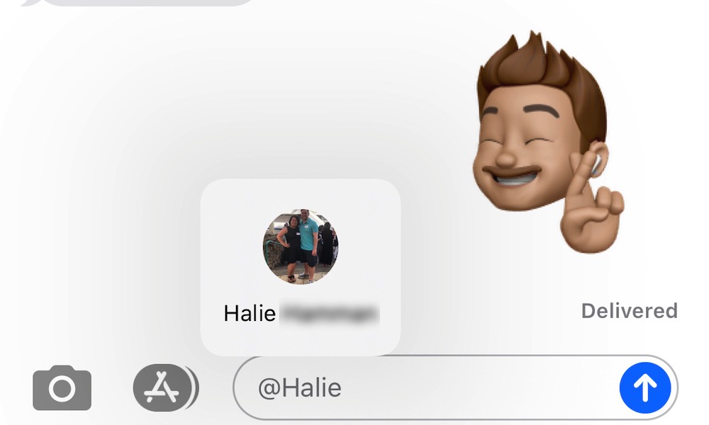 Mention a Name in Messages iOS 14