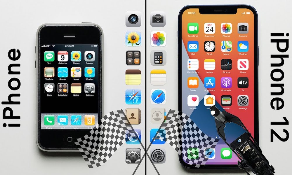 Speed Test First iPhone vs iPhone 12