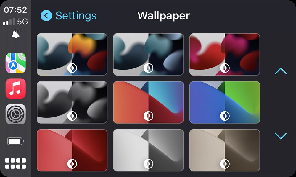 iOS 15 CarPlay Wallpapers