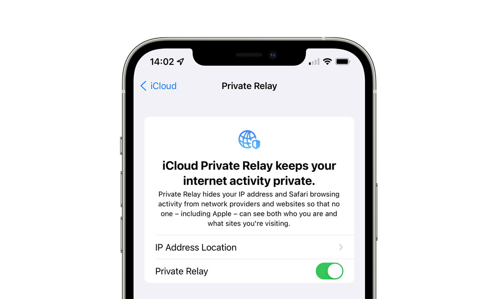 iCloud Private Relay Settings on iPhone