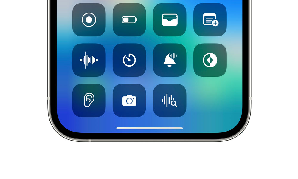iOS 15 Control Center icons